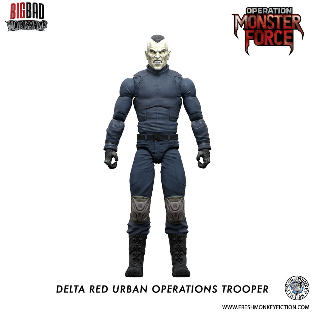 Operation: Monster Force Action Figure Delta Red Urban Operations Trooper