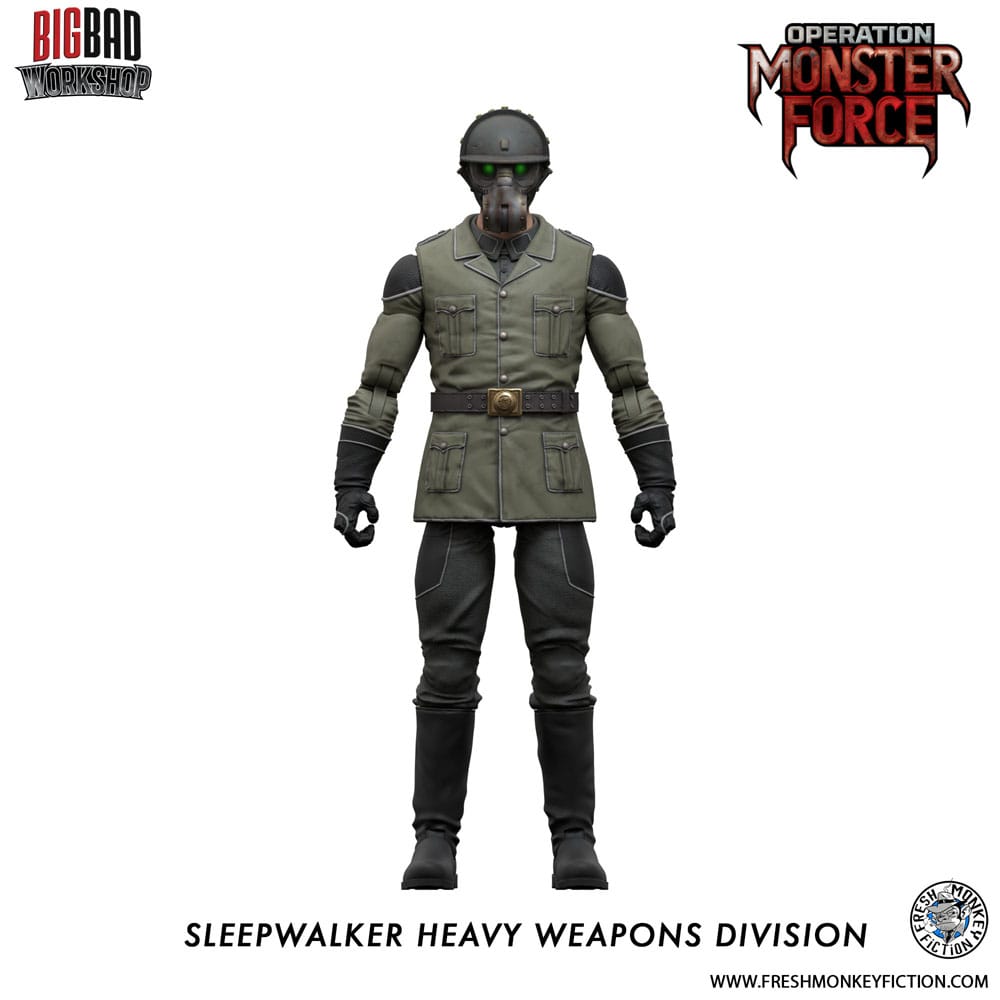 Operation: Monster Force Action Figure Sleepwalker Heavy Weapons Division