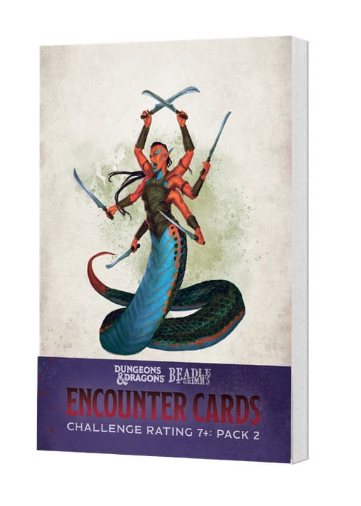 Dungeons & Dragons RPG Encounter Cards Challenge Rating 7+: Pack 2 english