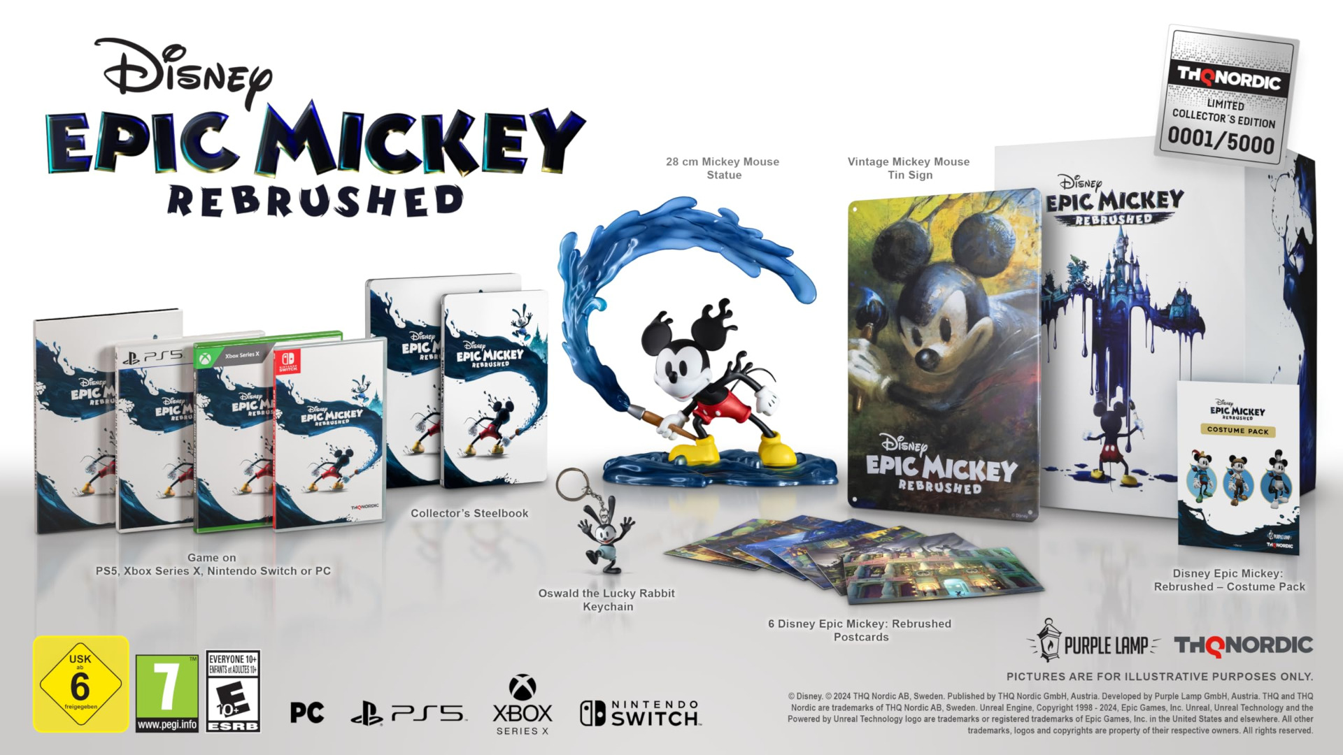 Disney Epic Mickey: Rebrushed - Collectors Edition Nintendo Switch (Novo)